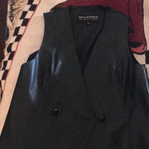 Wilson leather vest